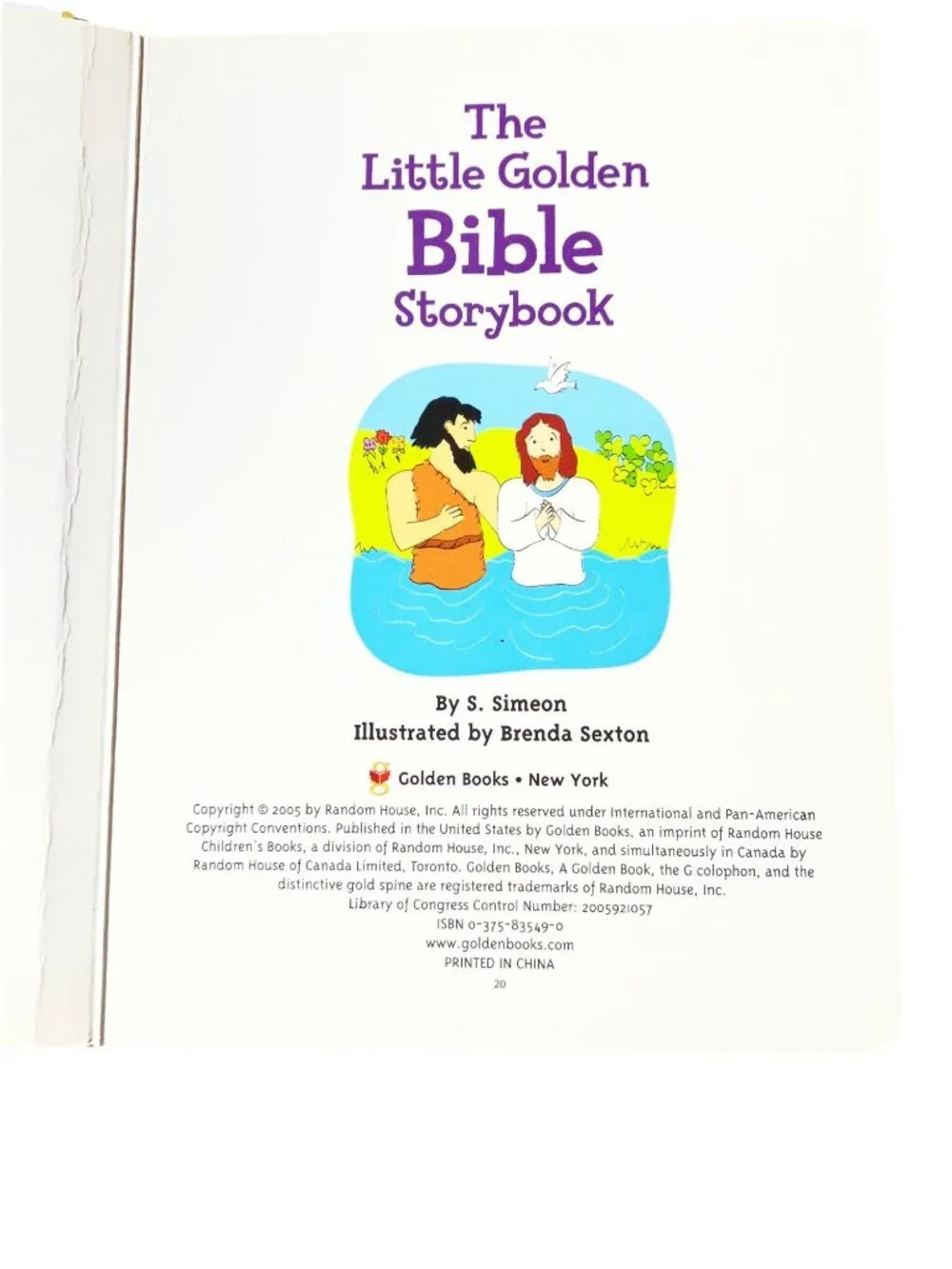 The Little Golden Bible Storybook Hardcover Kids Book - Picture 7 of 16